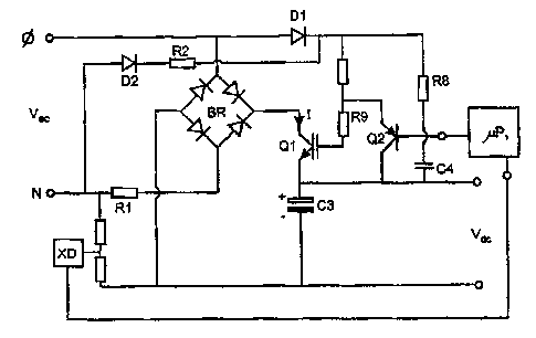 A single figure which represents the drawing illustrating the invention.